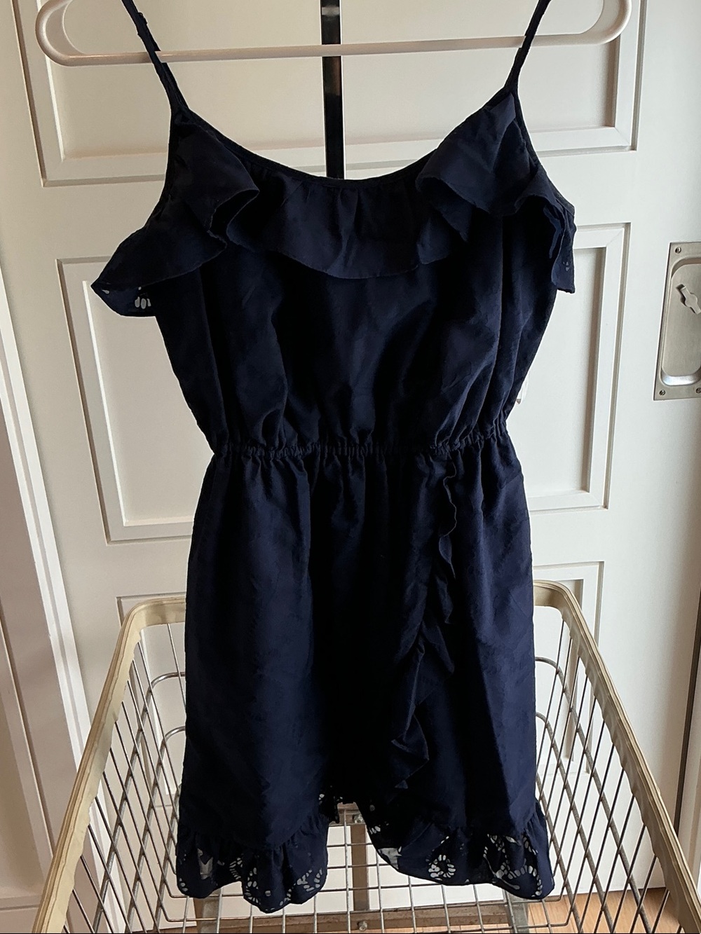 Lilly Pulitzer Navy Ruffle Mini Dress